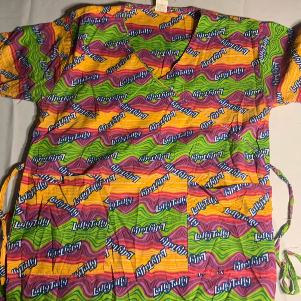 Nestle LaffyTaffy Multicolor Scrub Shirt